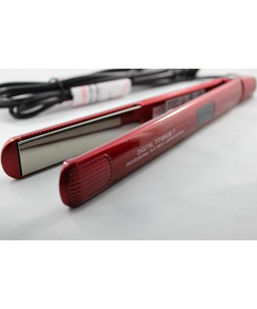 Hair Treats RUBY RED Digital Mirror Titanium 1" 450F - Limited Edition - Buy Online on GoSupps.com