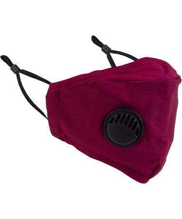 Washable Face Mask with Filter(Red) Reusable Face Mask with Activated Carbon Filter Breathable Face Mask all-round Protection from Pollution Cotton Face Covering - Buy Online on GoSupps.com