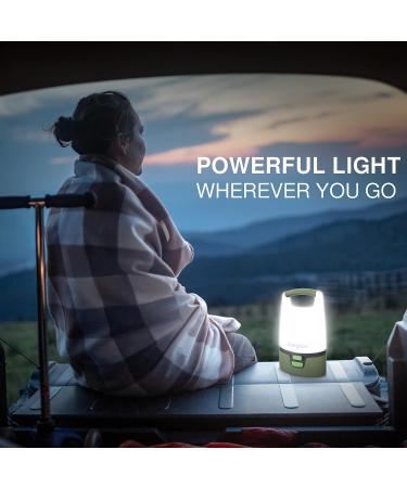 Energizer Vision LED Camping Lantern, Bright Rechargeable Lantern, Water Resistant Emergency Light with Charging Cable, Pack of 1, Forest Green - Buy Online on GoSupps.com