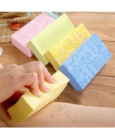 TIFALEX Super Soft Exfoliating Sponge Shower Brush Set - Green (3 Pieces) - Buy Online on GoSupps.com
