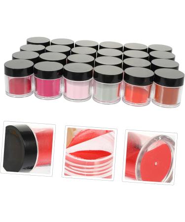 Baluue 24 Boxes Nail Crystal Powder Nail Carving Powder Nail Art Powder French Nail Dip Kit Dip Powder Pp - Buy Online on GoSupps.com