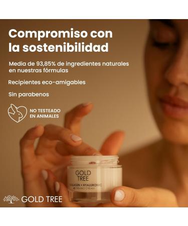  Gold Tree GOLD TREE face moisturizer 50ml for women with collagen and hyaluronic acid premium face cream for women face cream day and night moisturizing anti aging - Buy Online on GoSupps.com