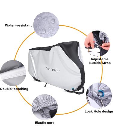 Waterproof Outdoor Bike Cover | Anti-Dust Rain Snow UV Protection | For Mountain, Road & Heavy Duty Bikes | With Lock Holes & Storage Bag - Buy Online on GoSupps.com