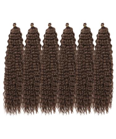 Deep Twist Crochet Hair - 22 Inch Ombre Kinky Curly Braided Extensions | 6 Packs Synthetic Waterwell Twists - Buy Online on GoSupps.com