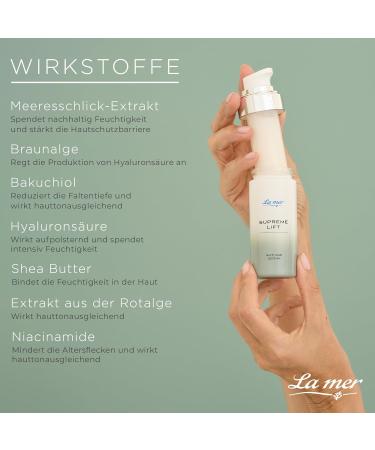  La Mer La Mer Supreme Lift Anti-Aging Serum - Improved Formula and New Look - Firming and Smoothing Serum - Intensely Hydrates - Works on Skin Tone and Reduces Age Spots - 30 ml - Buy Online on GoSupps.com