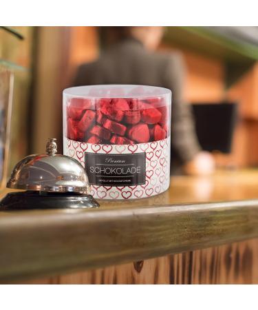 150 Red Chocolate Hearts - Romantic Gifts from Paris | International Shipping Available - Buy Online on GoSupps.com