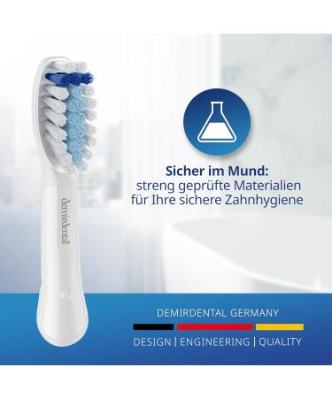 Sensitive Brush Heads for Oral-B Pulsonic & Slim One Clean Luxe - 4 Soft Replacement Brushes | Demirdental - Buy Online on GoSupps.com