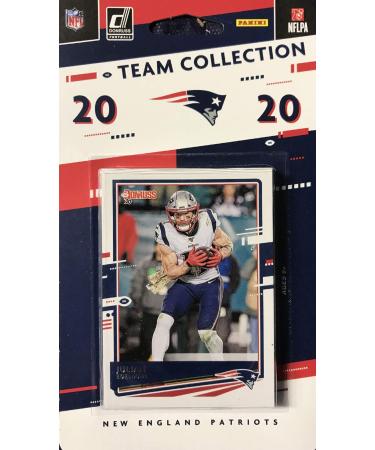 New England Patriots 2020 Donruss Factory Sealed 12 Card Team Set with Rookie Cards of Kyle Dugger and Josh Uche Plus Julian Edelman and More