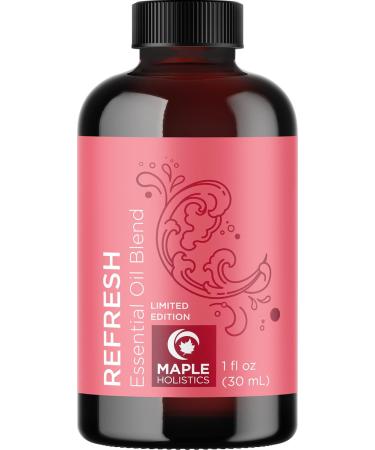 Maple Holistics Essential Oil Set - Refresh and Relax Calming Essential Oil Blends for Diffuser Aromatherapy and Baths - Relaxing Essential Oils for Diffusers for Home - Buy Online on GoSupps.com