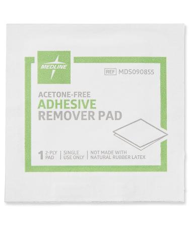 Medline Adhesive Remover Pad, Acetone-Free, Sterile 2-Ply, 1000 Count - Pack of 10 - Buy Online on GoSupps.com