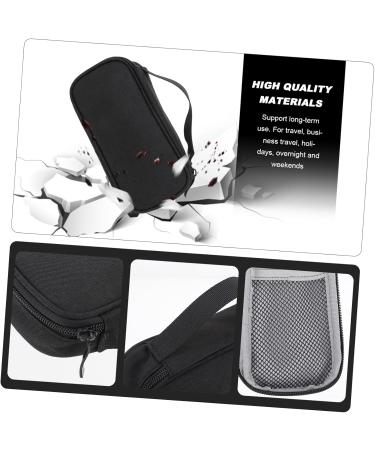 UKCOCO 3-Pack Travel Toothbrush & Electronics Organizer - Multifunctional Oxford Fabric Cultural Bag for Men - Headphone Storage - 19x11x5cm - Buy Online on GoSupps.com