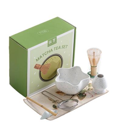 G n rique Kit Pr paration Matcha | Accessoires Traditionnels Matcha | Set C r monie avec Cuill re | Pour Relaxation Yoga Massage la Maison