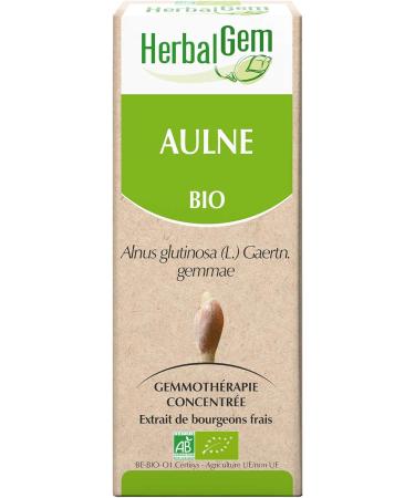 HERBALGEM - Mother Macerate - Organic Alder - Concentrated Gemmotherapy Food Supplement - Fresh Bud Extract - For Natural Defenses & Circulation - Vegan - 30 ml - Buy Online on GoSupps.com