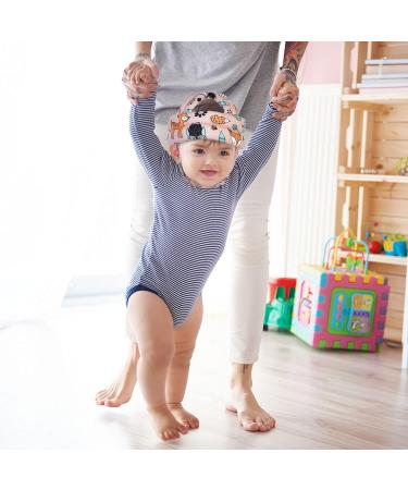 Baby Safety Helmet - Pink Forest Design | Infant Head Protector for Ages 6-36 Months (1pc) - Buy Online on GoSupps.com