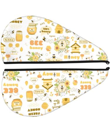 Hair Towel Wrap - Fast Drying Hair Turban with Button | Farm Bee Cute Honey Design - Buy Online on GoSupps.com