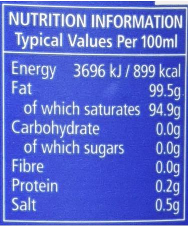 KTC Coconut Oil 500ml - Pure Coconut Oil for Healthy Cooking & Baking | International Shipping - Buy Online on GoSupps.com