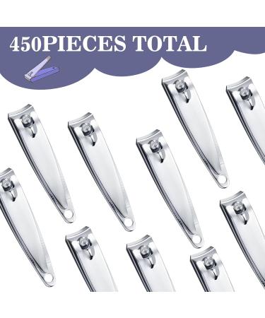 450 Pcs Stainless Steel Nail Clippers Bulk - Portable Toenail & Manicure Trimmer for Men & Women - Durable Travel Pedicure Clippers - Buy Online on GoSupps.com