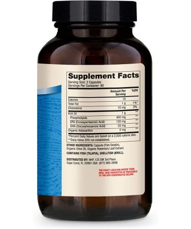 Dr. Mercola Antarctic Krill Oil â€“ 180 Capsules for Omega-3 Health Benefits - Buy Online on GoSupps.com