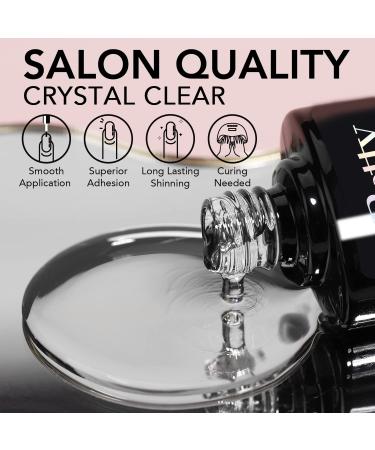 BettyCora Gel x Nail Glue - 8 in 1 Set for Gel Nail Extensions | 2PCS 12ML | Long Lasting Shine Finish | Curing Needed - Buy Online on GoSupps.com
