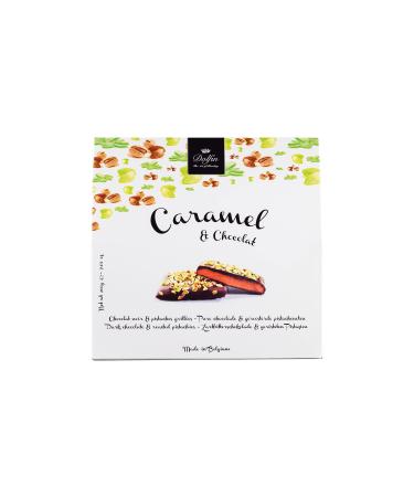 Dolfin Dolfin Caramels & Chocolates Milk Chocolate & Pecan Nuts - Homemade Salted Butter Caramel Caramelized Nuts - Gift Idea Confectionery Sweets Sweets - Made in Belgium 200g