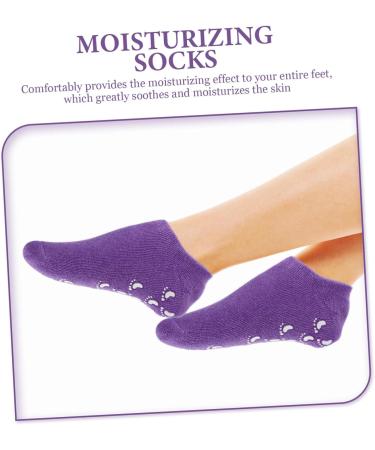 minkissy 2 Pairs Gel Socks Spa Socks Lotion Socks Foot Covers Gel Lined Socks Feet Care Dry Feet Socks My Cart Items Essential Oil Socks Heel Socks Foot Mask Miss Cotton Yarn Moisturizing - Buy Online on GoSupps.com