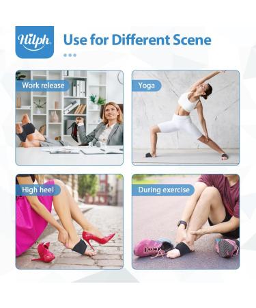 Hilph Copper Arch Support Brace for Plantar Fasciitis Relief - Orthotic Foot Support for Flat & High Arches - Pain Relief Wrap for Men & Women (1 Pair - Buy Online on GoSupps.com