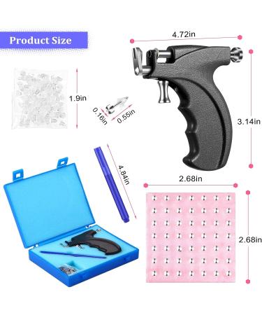 Chumia 157 Pcs Stainless Steel Ear Piercing Gun Kit with 36 Pairs Studs - Salon & Home Use - Buy Online on GoSupps.com