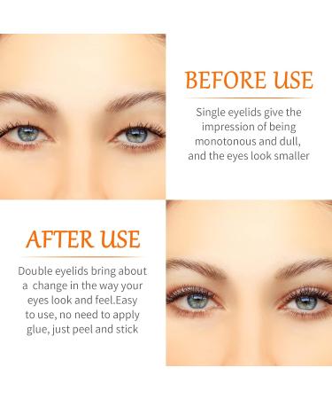 1200 Invisible Eyelid Stripes for Lifted Eyelids | Waterproof Double Eyelid Tape with Tweezers | Skin Color | Eyelid Lifting Without Surgery - Buy Online on GoSupps.com