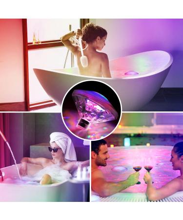 Esoes LED Bath Lights - Colorful Floating Pool Tub Light for Underwater Decor - Waterproof Disco Lamp for Ponds, Pools, and Parties - Buy Online on GoSupps.com