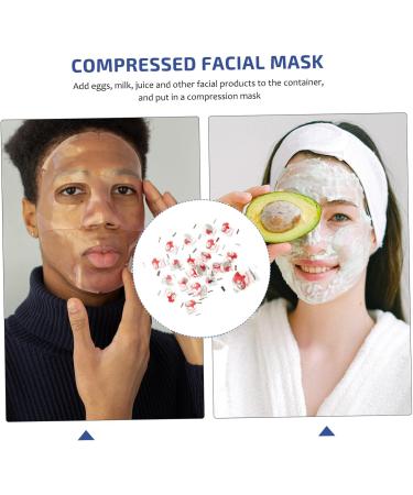 Beavorty Mask Skin Care Sheet 100 Compressed Compressed Facial Mask Set medium white - Buy Online on GoSupps.com