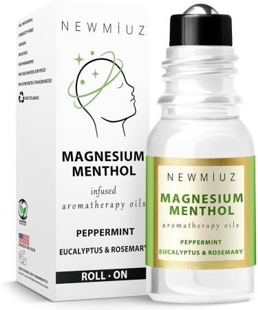 Magnesium Menthol Migraine Roll-On Stick | Fast-Acting Natural Relief with Peppermint & Eucalyptus | Aromatherapy for Headaches & Sinus Relief | Perfect Self-Care Gift - Buy Online on GoSupps.com