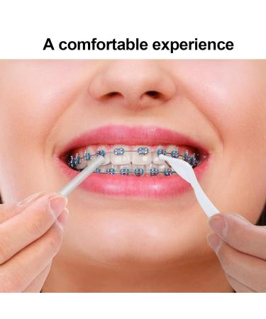 Annhua Orthodontist Braces Wax Ortho Dots 10 Pack - Dental Orthodontic Wax Strips for Aligners, Braces & Invisible Lingual Brackets - White, Unscented & Flavorless - Buy Online on GoSupps.com