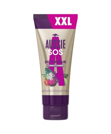 Aussie SOS Hair Conditioner Deep Treatment Kiss of Life Hair Repair For Dry Damaged Hair XXL VALUE PACK 340ml 340 ml (Pack of 1) SOS XXL Conditioner - Buy Online on GoSupps.com