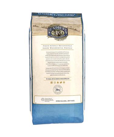 Lundberg Family Farms Organic California White Basmati Rice - 25 lb Bulk Pack | Pleasant Aroma, Fluffy Texture, Non-GMO & Gluten-Free - Buy Online on GoSupps.com