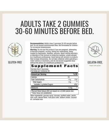 Nature's Way Melatonin Gummies 2.5 mg - Strawberry Flavor, 120 Count - Buy Online on GoSupps.com
