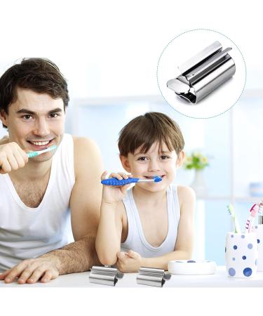 Piashow Tube Squeezer Set - 4 Stainless Steel Tube Presses with Stand for Creams Toothpaste & Tomato Paste - Perfect for Kids & Adults - Buy Online on GoSupps.com