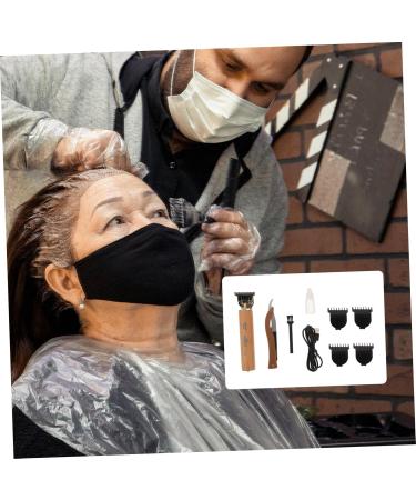 FRCOLOR Electric Shavers 1 Set Ttype Electric Masher Beard Trimmer Shaver Men Wooden Hair Scissors Mens Modeling Beard Trimmer - Buy Online on GoSupps.com