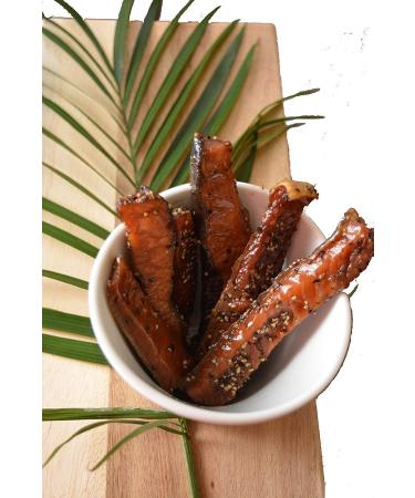 Indian Candy Maple Smoked Wild British Columbia Salmon Fish from Canada Candied and Cured in Maple Syrup (1 Lbs) - Buy Online on GoSupps.com