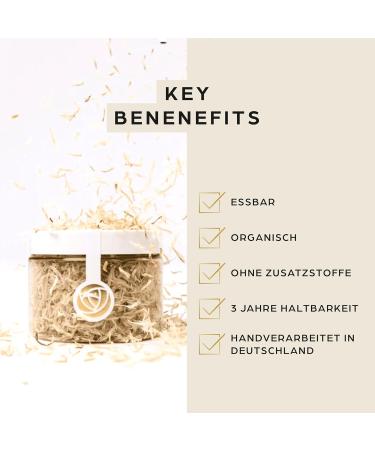 Rosie Rose Edible Blossom Mix - 10g Dried Flower Mix with Rose Cornflower & Marigold | Perfect for Cake Decoration Tea Cupcakes & Salads - Buy Online on GoSupps.com