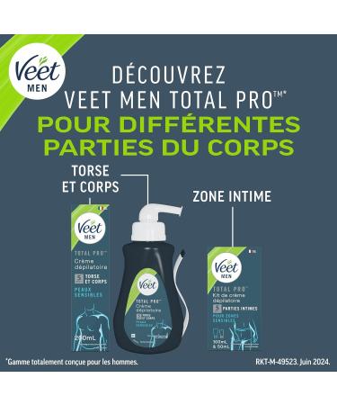 VEET MEN - Cr mes D pilatoires Homme sous La Douche - Peaux Sensibles (2x150ml) - Buy Online on GoSupps.com