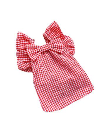 Dog Dresses Puppy Dress Dog Dress For Large Dogs Summer Dog Clothes Pet Party Dress Cat Clothes Dog Dress For Summer Wedding Dresses For Dog 36 red 36 red