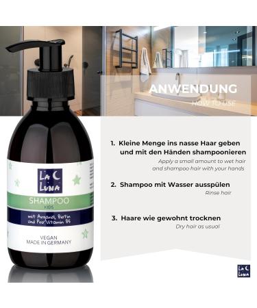 THE MOON La Luna Hair Shampoo for children light comb spray with aloe vera valuable ceramides no pulling vegan La Luna hair care hair treatment boys and girls hair care leave in 350 ml - Buy Online on GoSupps.com