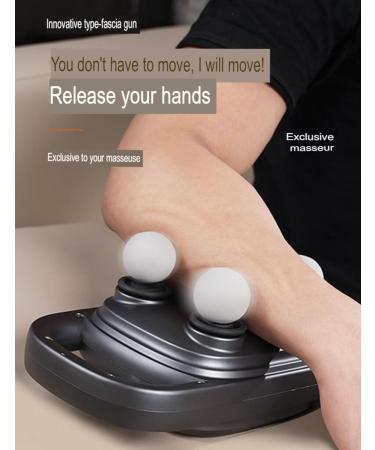 Military-Grade Electric Massage Gun - 4 Heads 5 Gears 2 Modes | Portable Deep Tissue Hand Massager for Neck Back Legs & Shoulders (Black) - Buy Online on GoSupps.com