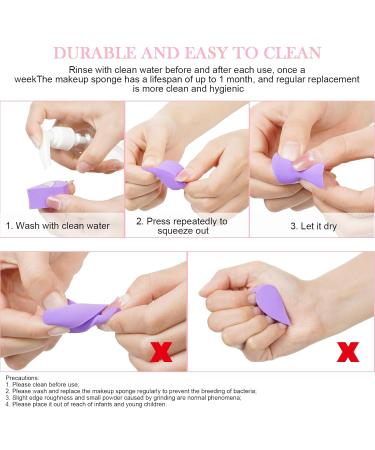Auauy 16Pcs Makeup Sponge Set - Latex-Free Reusable Beauty Blenders for Liquid Foundation Powder & Cream - Perfect for Flawless Application - Buy Online on GoSupps.com