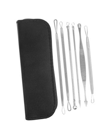 DRESSOOS 1 Set Blackhead Removal Tool Remover Wear Resistant Blackhead Tool Accessory Silver Stainless Steel