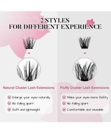 Fowendia DIY Lash Extension Kit - 156 Pcs Eyelash Clusters 10-16mm Mixed with Tweezers, Glue, and Remover - Easy Home Application for Natural-Looking Lash Extensions - Buy Online on GoSupps.com