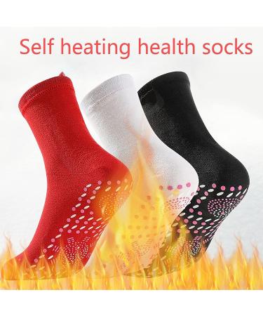 Gecau 4PCS Self-Heating Winter Socks for Camping, Fishing, Riding - Unisex Multicolor - 5.9*2.7Inch - Buy Online on GoSupps.com