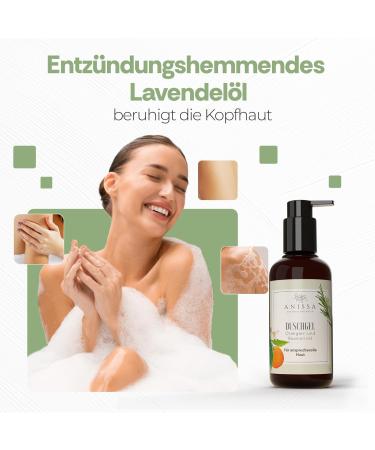 Anissa natural cosmetics Anissa Naturkosmetik Shower gel for women 100 ml gentle cleansing and care for sensitive skin natural ingredients for moisture and regeneration fresh scent - Buy Online on GoSupps.com