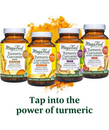 Buy MegaFood Turmeric Strength for Whole Body - 120 Tablets | Natural Support for Health - Buy Online on GoSupps.com