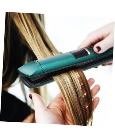 OHPHCALL Curling Iron Hair Shaping Tool Hair Styling Tools Hair Straightener Travel Size Abs Green 21X4X3.5CM Green - Buy Online on GoSupps.com